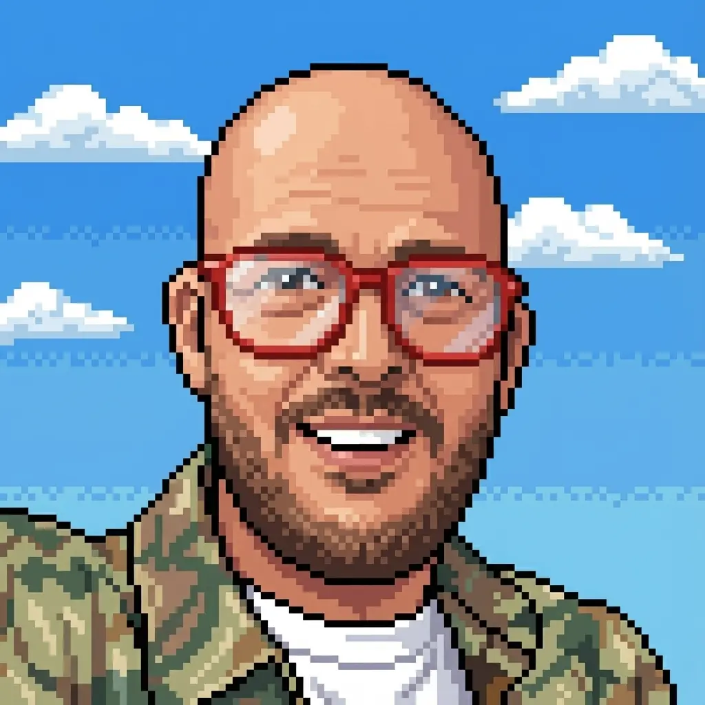 Stylised (pixellated) picture of Zander